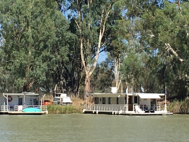 Murray Mystique houseboat at Brenda Park, South Australia 