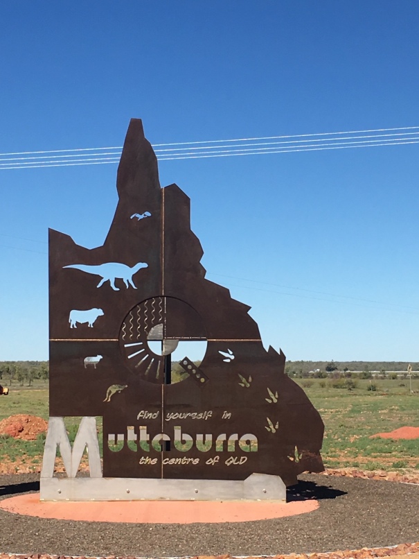 Muttaburra, the Centre of Queensland 